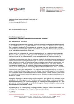  Bundesgesetz über die Transparenz von juristischen Personen