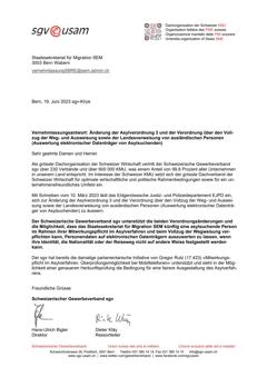  Änderung der Asylverordnung 3 und der Verordnung über den Vollzug der Weg- und Ausweisung sowie der Landesverweisung von ausländischen Personen (Auswertung elektronischer Datenträger von Asylsuchenden