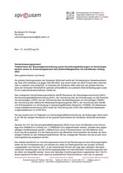  Totalrevision der Stauanlagenverordnung sowie Verordnungsänderungen im Kernenergiebereich sowie im Anwendungsbereich des Elektrizitätsgesetzes mit Inkrafttreten Anfang 2023