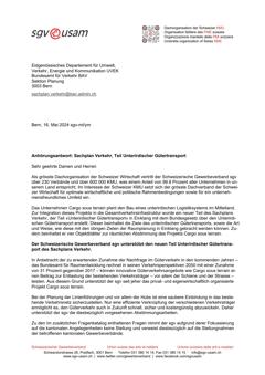  Sachplan Verkehr, Teil Unterirdischer Gütertransport